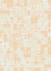 Abstract Geometric Pattern generative computational art illustration