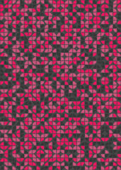 Abstract Geometric Pattern generative computational art illustration