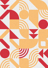 Obraz premium Abstract Geometric Pattern generative computational art illustration