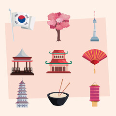 nine korea culture icons