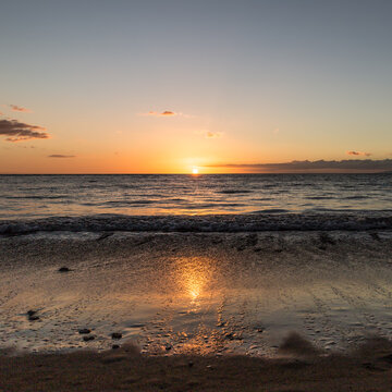 Sunset In Kihei, Maui, Hawaii