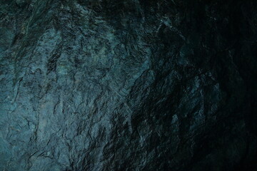Black dark stone copy space background texture top view