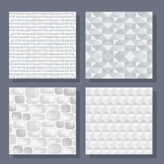 four gray walls backgrounds