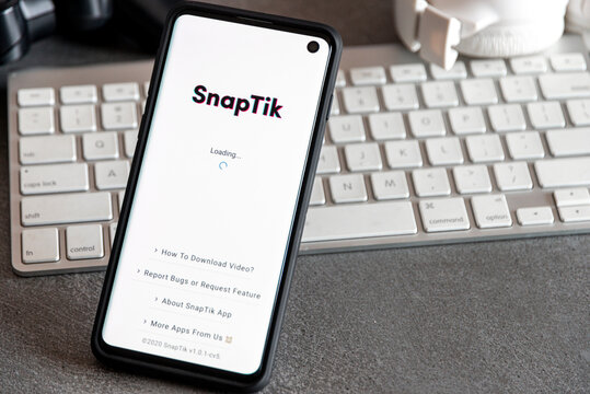 SAO PAULO, BRAZIL - AUGUST 26, 2021: SnapTik.App is one of the best TikTok  Downloaders available online to download TikTok videos without watermark.  Stock Photo | Adobe Stock