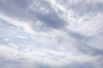 Sky over the sea landscape