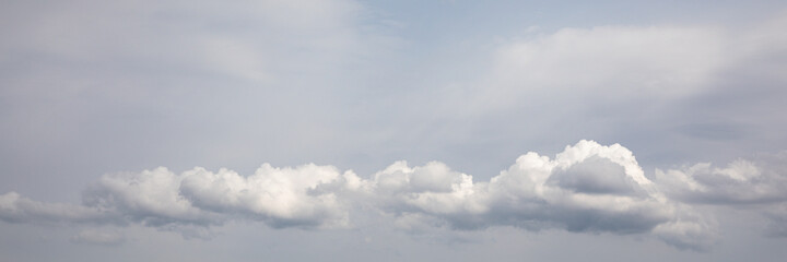 Sky over the sea landscape