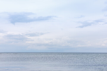 Sky over the sea landscape