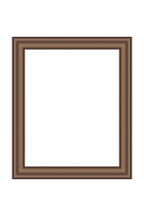 Squared golden vintage wooden frame for your design. Vintage cover. Place for text. Vintage antique gold beautiful rectangular frames for paintings or photographs. Template vector illustration