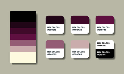 purple color palettes pantone swatch