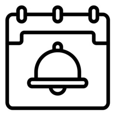 Obraz premium calendar events icon