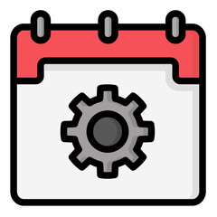 Obraz premium calendar events icon