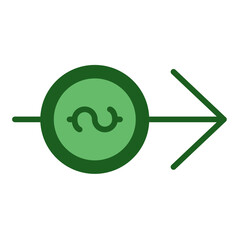 Money and dollars icon set