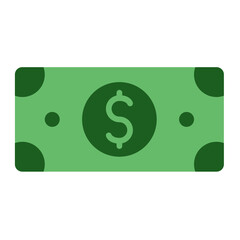 Money and dollars icon set