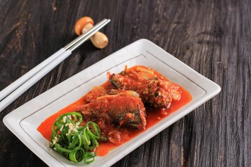 Godeungeo , Godeungeo jorim, mackerel,salted mackerel, fresh mackerel, chub mackerel, scomber japonicus, chromatophore, Common mackerel, sea, seafood, Chordata, Animalia, gogalb