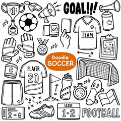 Soccer Doodle Illustration