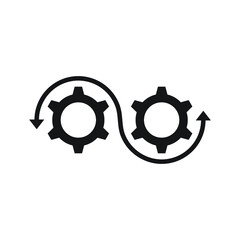 Development icon design isolated on white background vector illustration