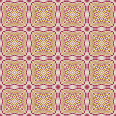 Abstract geometric mosaic seamless pattern. Kaleidoscopic background for trendy textiles. Design for fabric, wallpaper, paper, cover, weaving, packaging, tiles, ceramics.