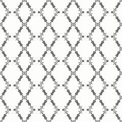 Abstract seamless pattern with various shapes. Geometric pattern for fabric. Textile background.
