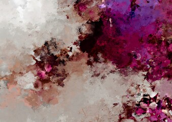 暗闇に光る赤い幻想的な水彩テクスチャ背景