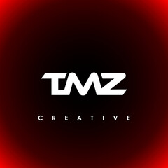 TMZ Letter Initial Logo Design Template Vector Illustration