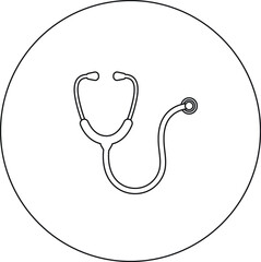 Stethoscope icon vector illustration