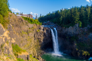 Obraz premium waterfall in the mountains