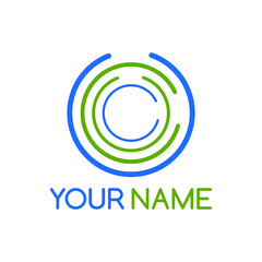 Circle line for logo design concept. Very suitable in various business purposes, also for icon, symbol and many more.