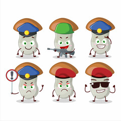 A dedicated Police officer of aspen mascot design style