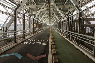 Cicloway under the Japanese bridge