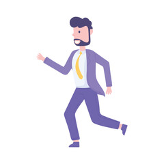 businessman character cartoon