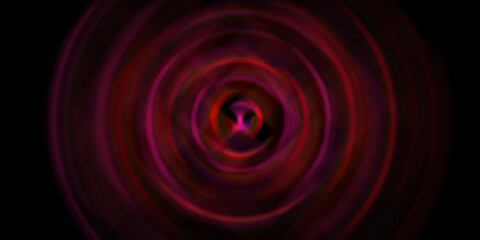 Swirl  Circles abstract colorful lens background. Circular swirls in black background. Futuristic and technology background   