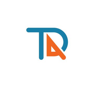 TD,TDA or TDR letter logo icon illustration vector