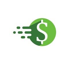 fast money  icon vector illustration