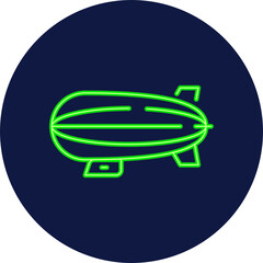 airship neon icon