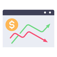 stocks website icon © maxicons
