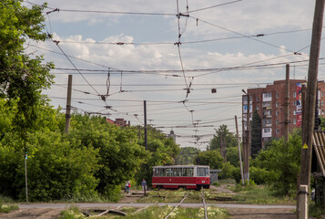 train on the railway