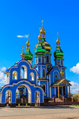 Fototapeta na wymiar Cathedral of St. Vladimir in Pereyaslav, Ukraine