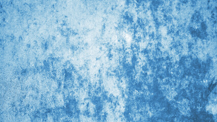 Fototapeta na wymiar Texture of old concrete wall, Surface rough and stain blue color background