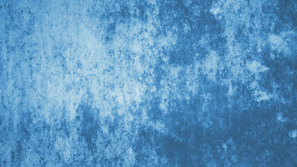 Obraz premium Texture of old concrete wall, Surface rough and stain blue color background