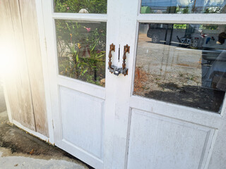 The door was tightly locked with a padlock. Confidentiality and Security Concepts