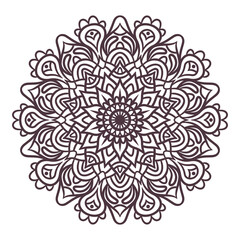 Ethnic Mandala Round Ornament Pattern