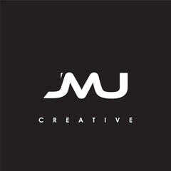 JMU Letter Initial Logo Design Template Vector Illustration