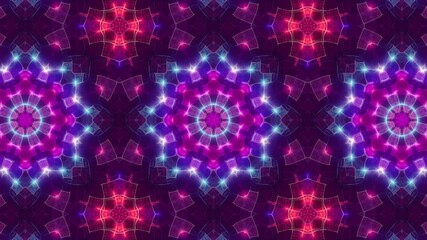 Red Purple Light Kaleidoscope Wallpaper