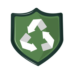 Obraz premium recycle shield protection