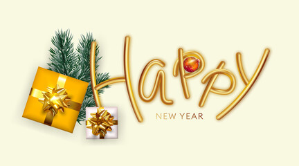 Happy New Year card