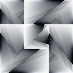 Abstract halftone lines background, geometric dynamic pattern.