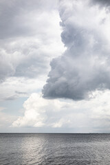 Fototapeta na wymiar Sky with clouds landscape
