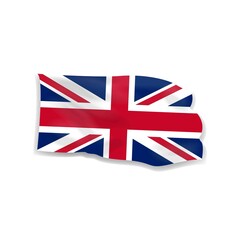 Obraz na płótnie Canvas Great Britain national flag vector image