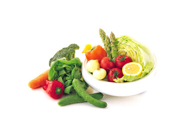 vegetables on a plate