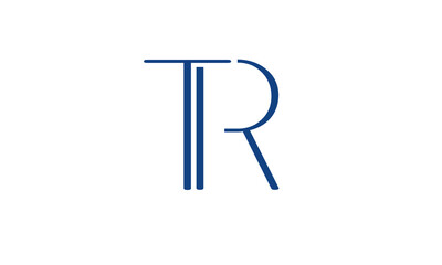 Alphabet letters Initials Monogram logo TR, RT, T and R